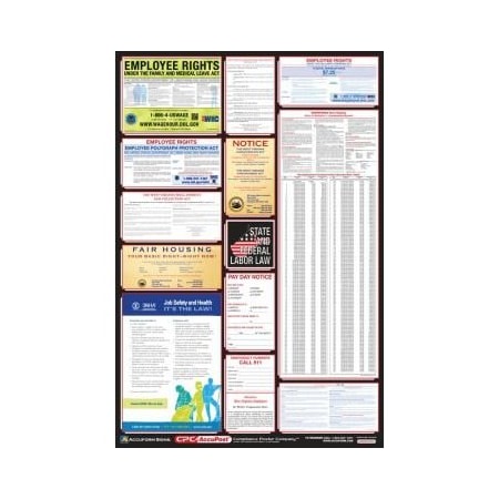 Accuform OSHA SAFETY POSTER COMBO STATE, PPG300WV PPG300WV